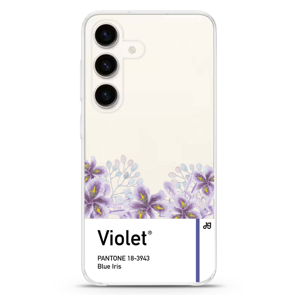 #18-3943 Blue Iris I Samsung Galaxy Ultra Clear Case