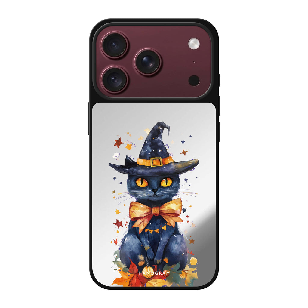 Midnight Kitty Charms halloween cat animal cute iPhone 18 Pro Max mirror case