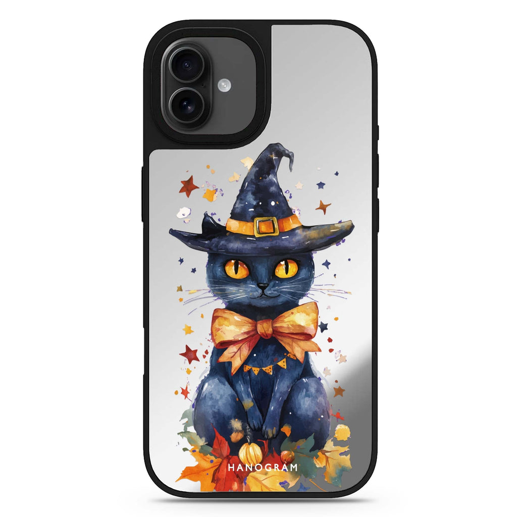 Midnight Kitty Charms cat halloween iPhone 17 mirror case