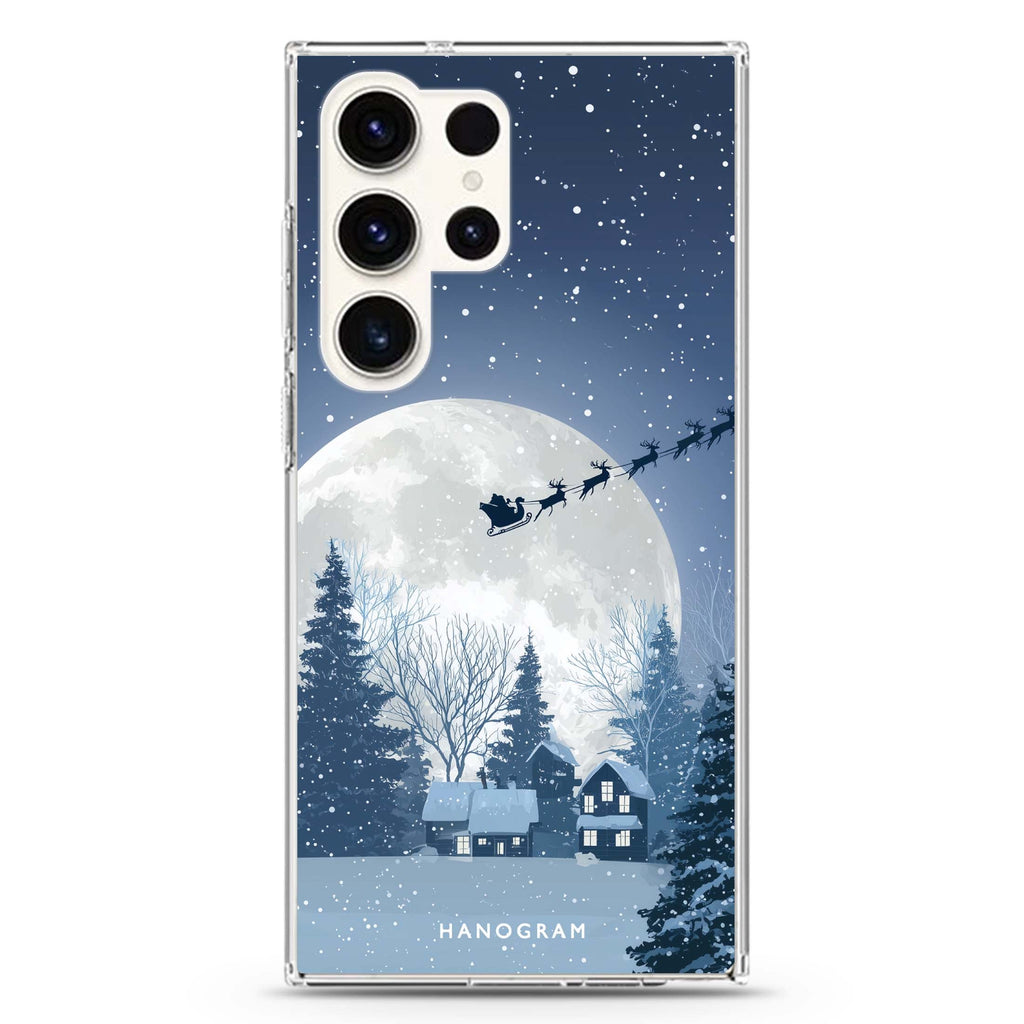 Moonlit Sleigh Samsung Galaxy Ultra Clear Case