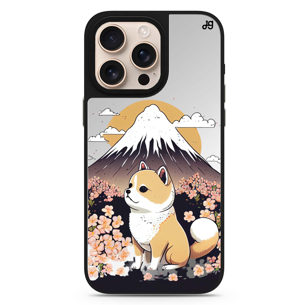 Shiba Inu & Japan dog design iPhone 16/15/14 Pro Max & Pro mirror case