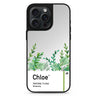 #15-0343 Greenery I personalized name MagSafe mirror case for iPhone 16/15/14 Pro Max and Pro, main view