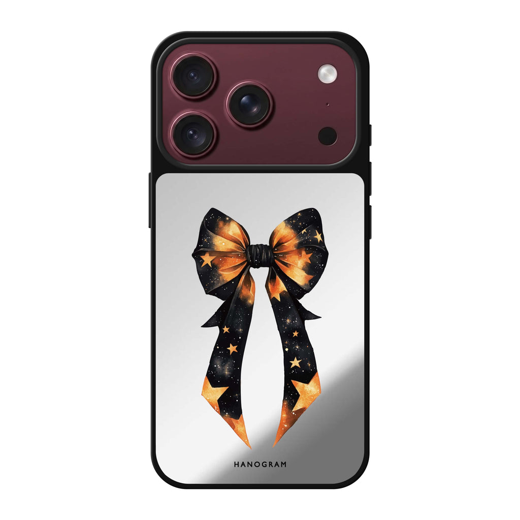 Bewitched Bows & Stars halloween bow star celestial iPhone 18 Pro Max mirror case