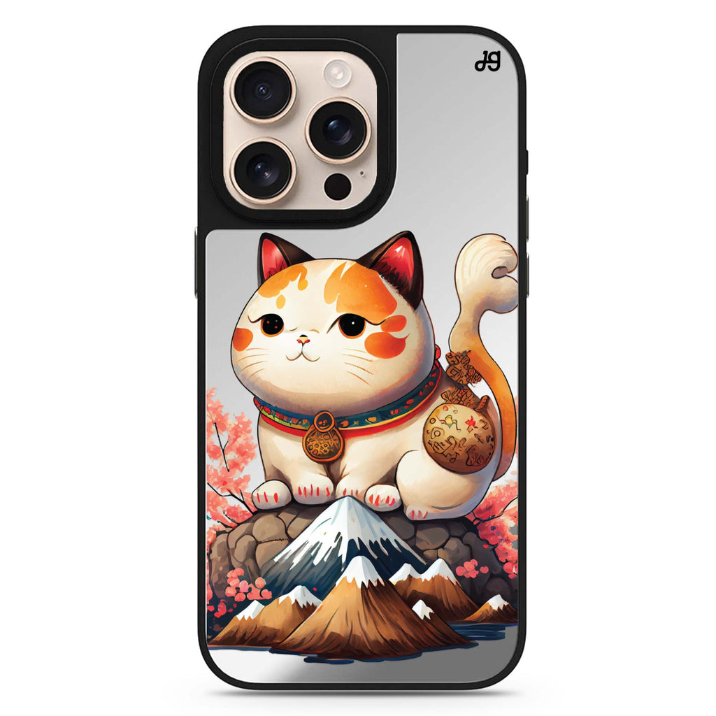 Kawaii Cat cat design iPhone 16/15/14 Pro Max & Pro mirror case