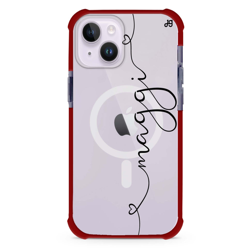 Loving Heart I iPhone 15 Plus MagSafe Compatible Ultra Shockproof Case