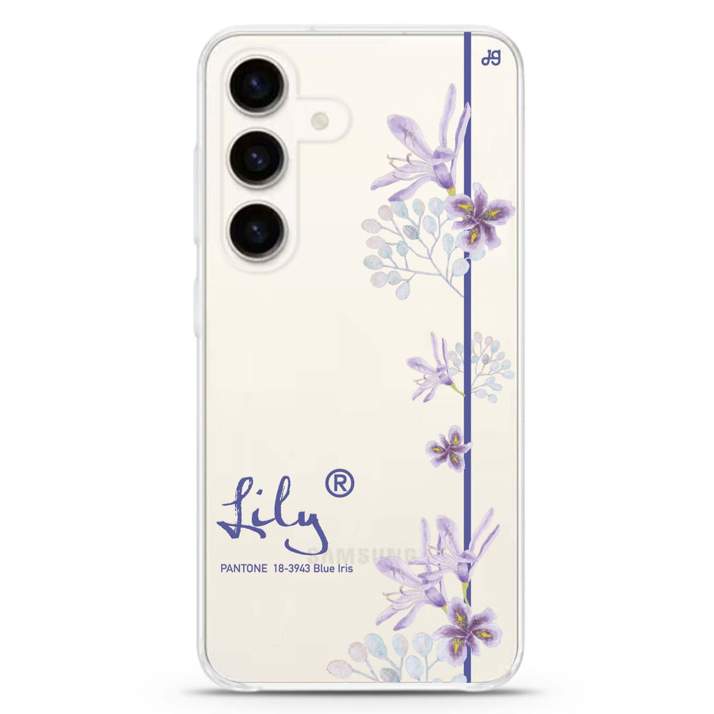 #18-3943 Blue Iris II Samsung Galaxy Ultra Clear Case