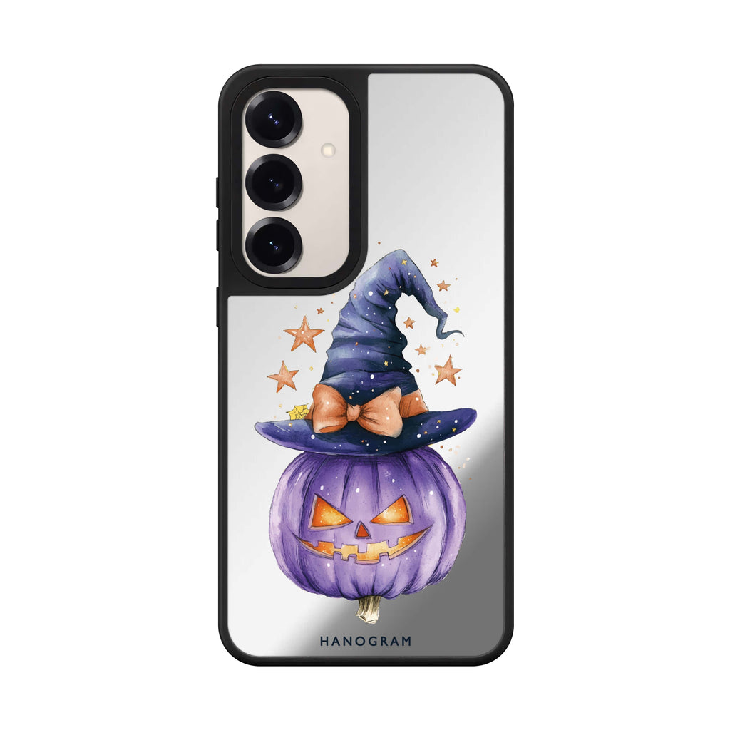 Starry Bow Pumpkin Mirror Case