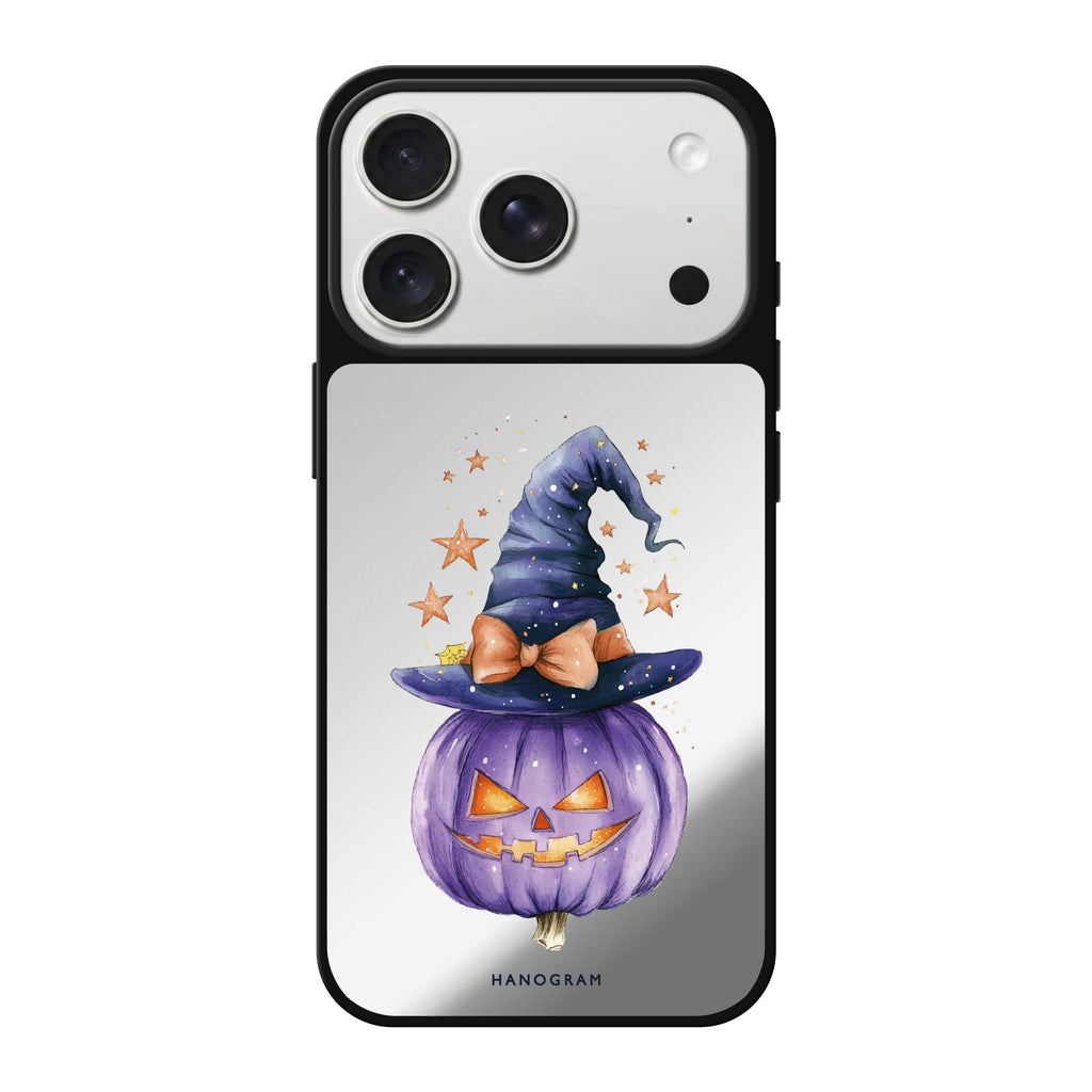 Starry Bow Pumpkin halloween bow pumpkin celestial iPhone 18 Pro Max mirror case