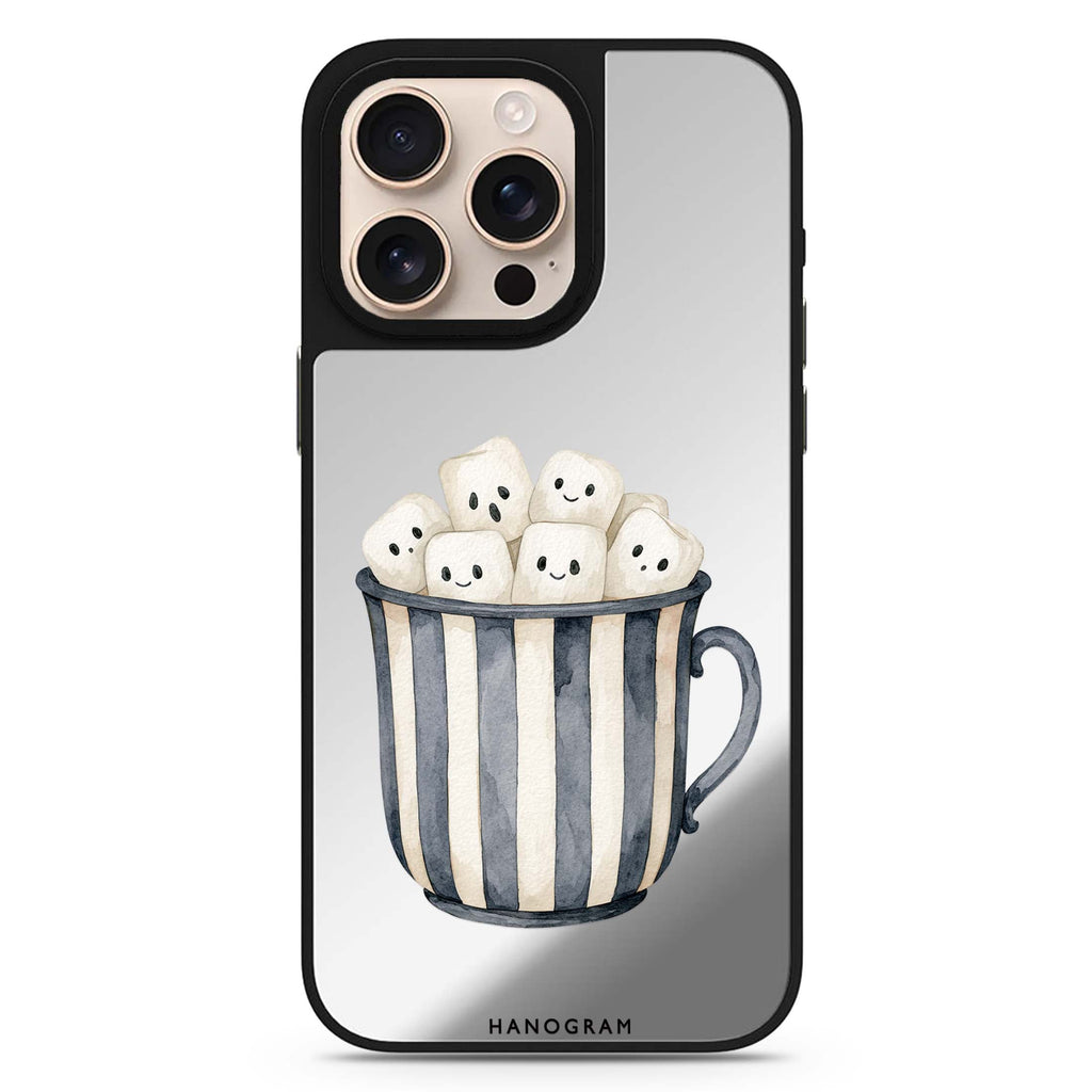 Marshmallow Mug Mates iPhone Mirror Case – design view 1