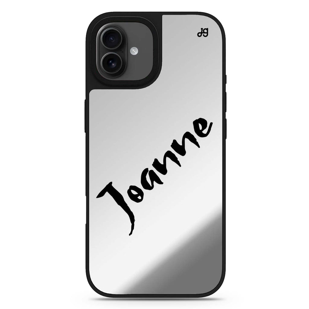 Spooky Custom Charm personalized name halloween design iPhone 17 mirror case