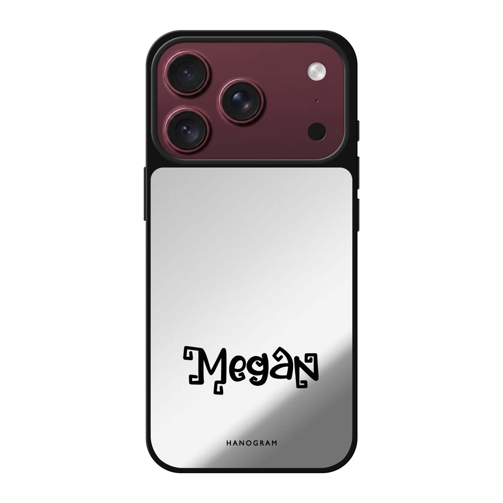 Boo-tiful Name personalized name halloween typography spooky iPhone 18 Pro Max mirror case