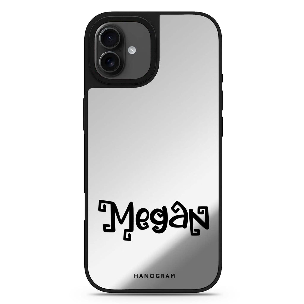 Boo-tiful Name personalized name typography halloween iPhone 17 mirror case