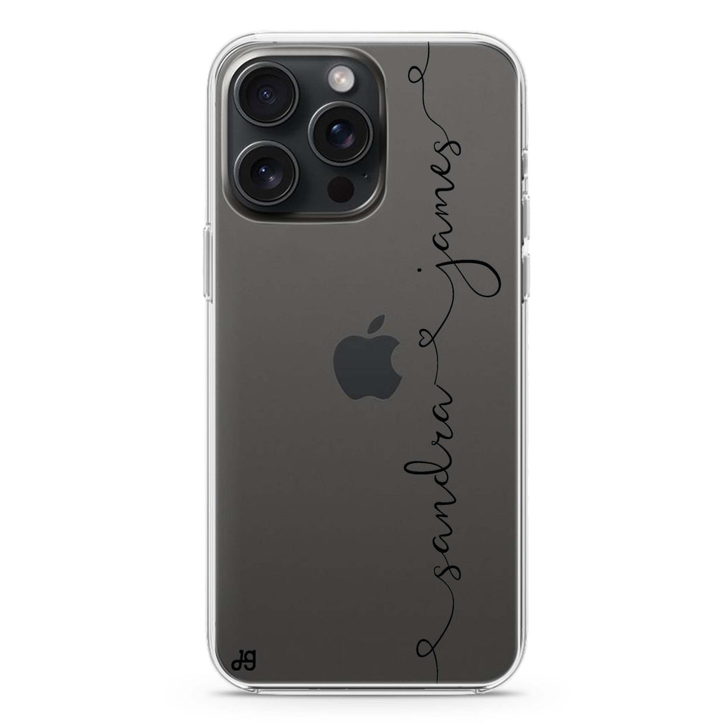 Love with Heart iPhone Ultra Clear Case