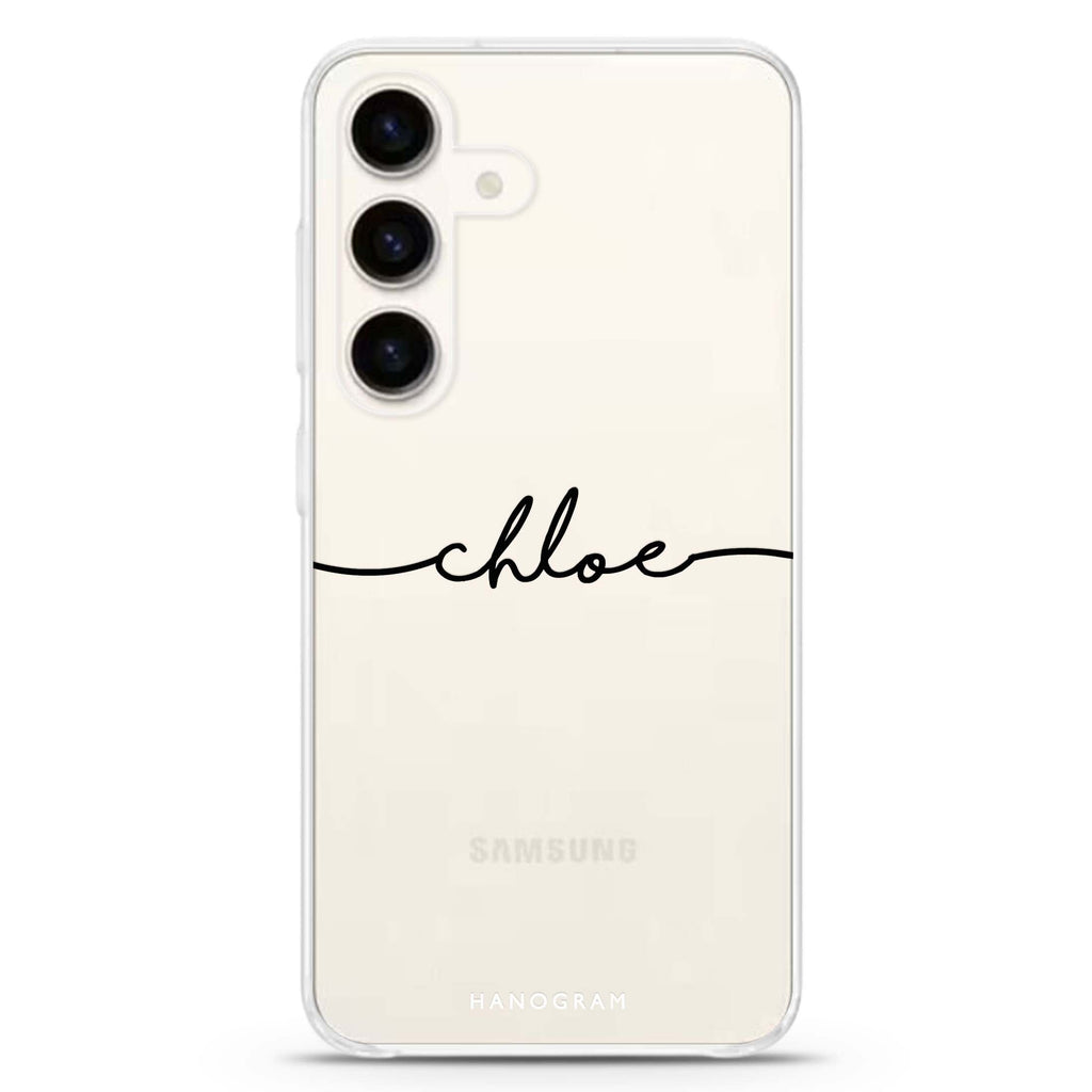 Handwritten Samsung Galaxy Ultra Clear Case