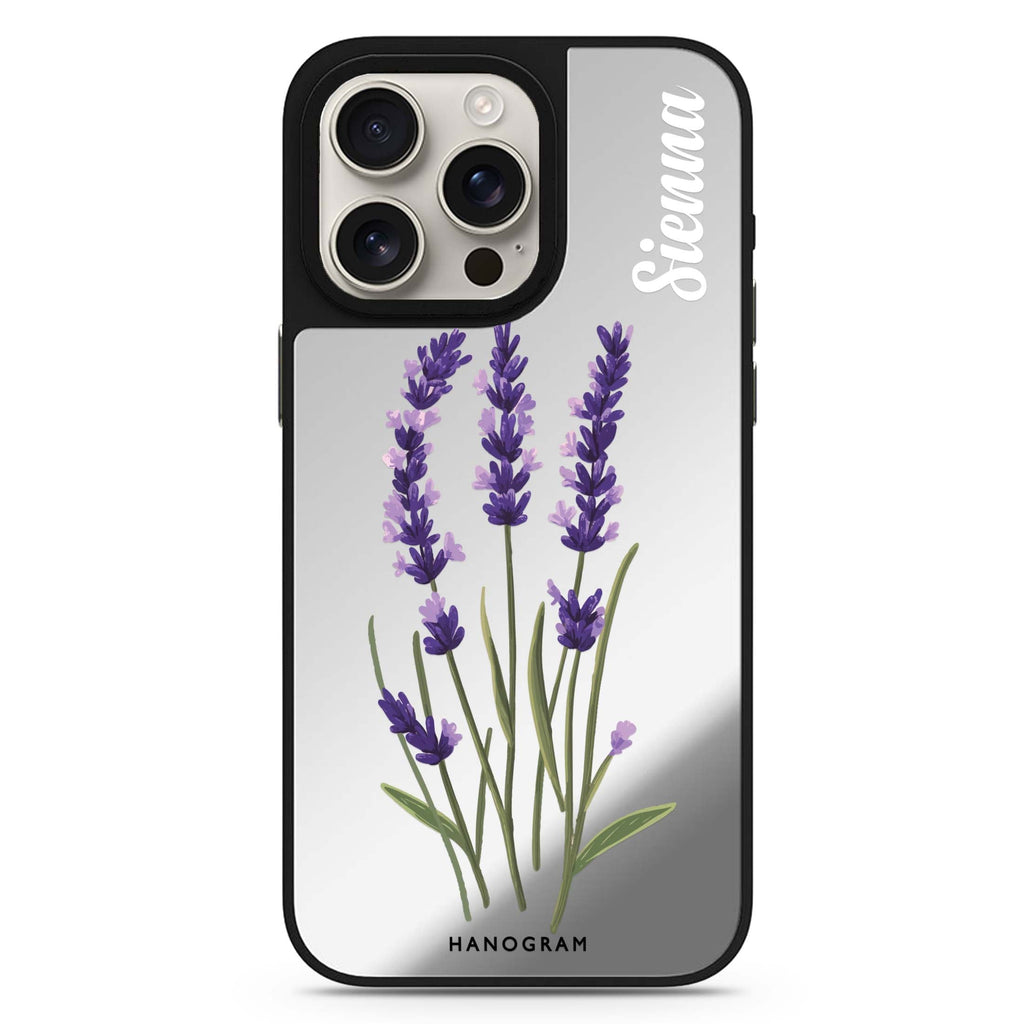 Lavender Palette personalized name MagSafe mirror case for iPhone 16/15/14 Pro Max and Pro, main view
