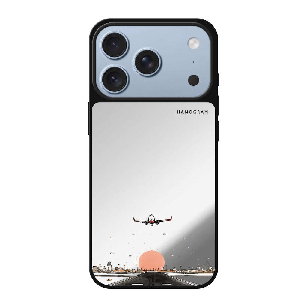 Sunset Takeoff summer sun celestial nature iPhone 18 Pro Max mirror case