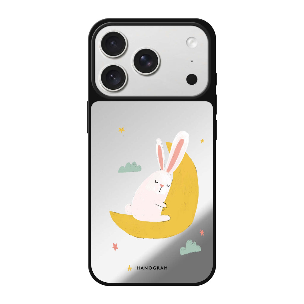 Moon Bunny bunny moon animal celestial iPhone 18 Pro Max mirror case