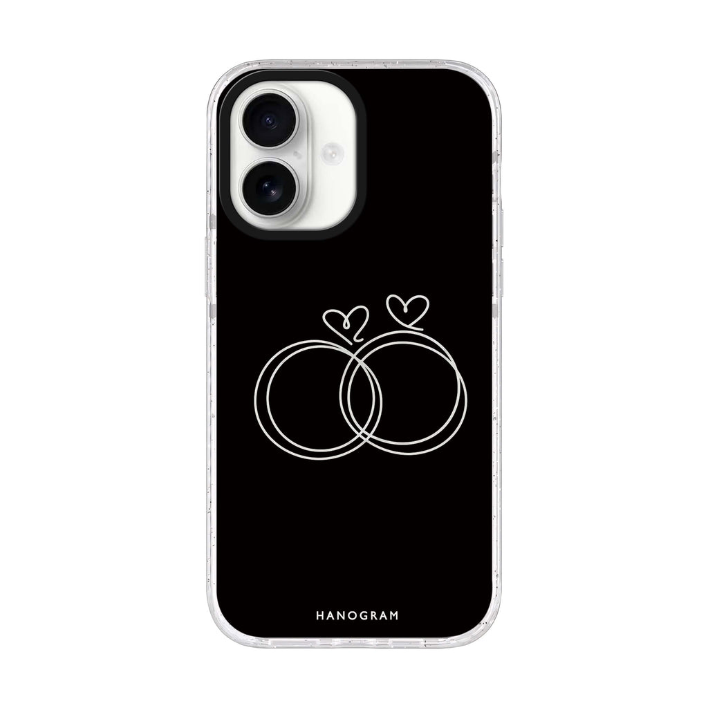 Silver Heartloops iPhone 17 Ultra Clear Case - product image 1