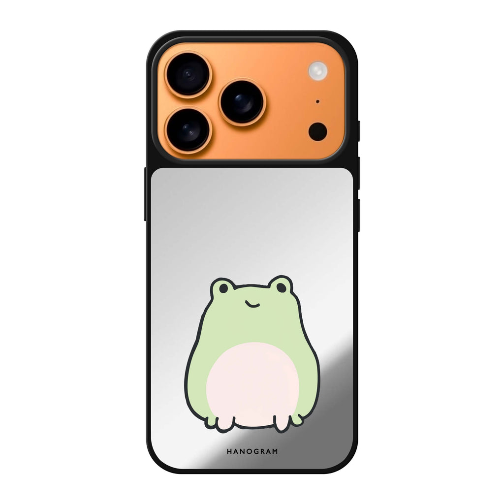 Pastel Froggie animal cute iPhone 17 Pro Max mirror case