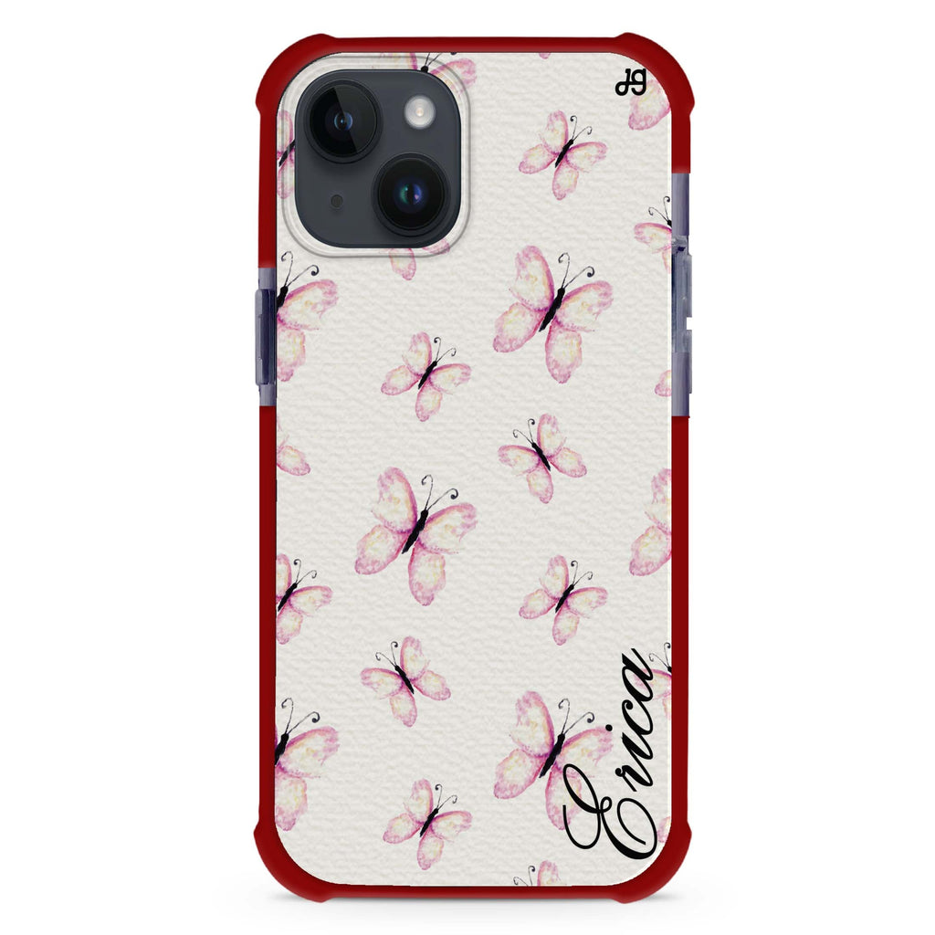 Vintage Butterfly iPhone 15 Plus Ultra Shockproof Case