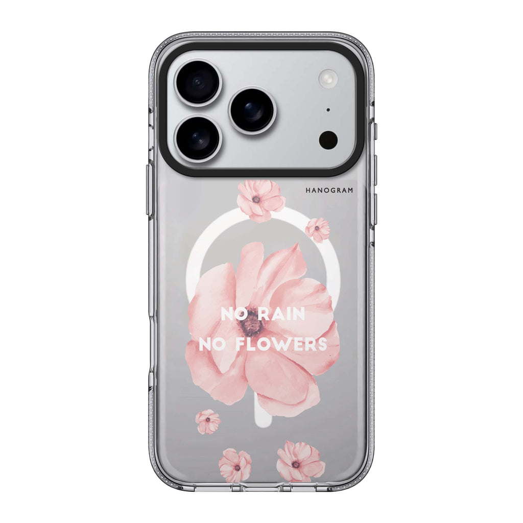 No rain No flowers flower floral nature iPhone 17 Pro Max ultra clear case