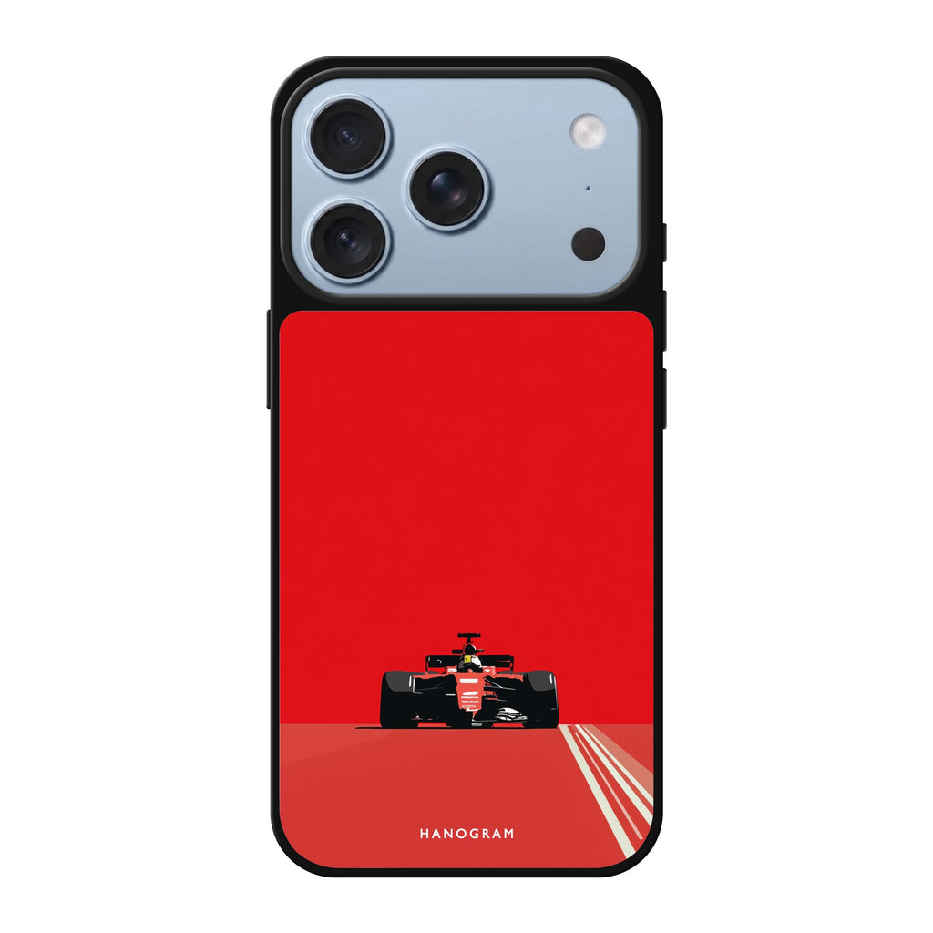 Red Racer red iPhone 18 Pro Max mirror case
