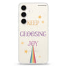 Keep choosing joy Samsung Galaxy Ultra Clear Case