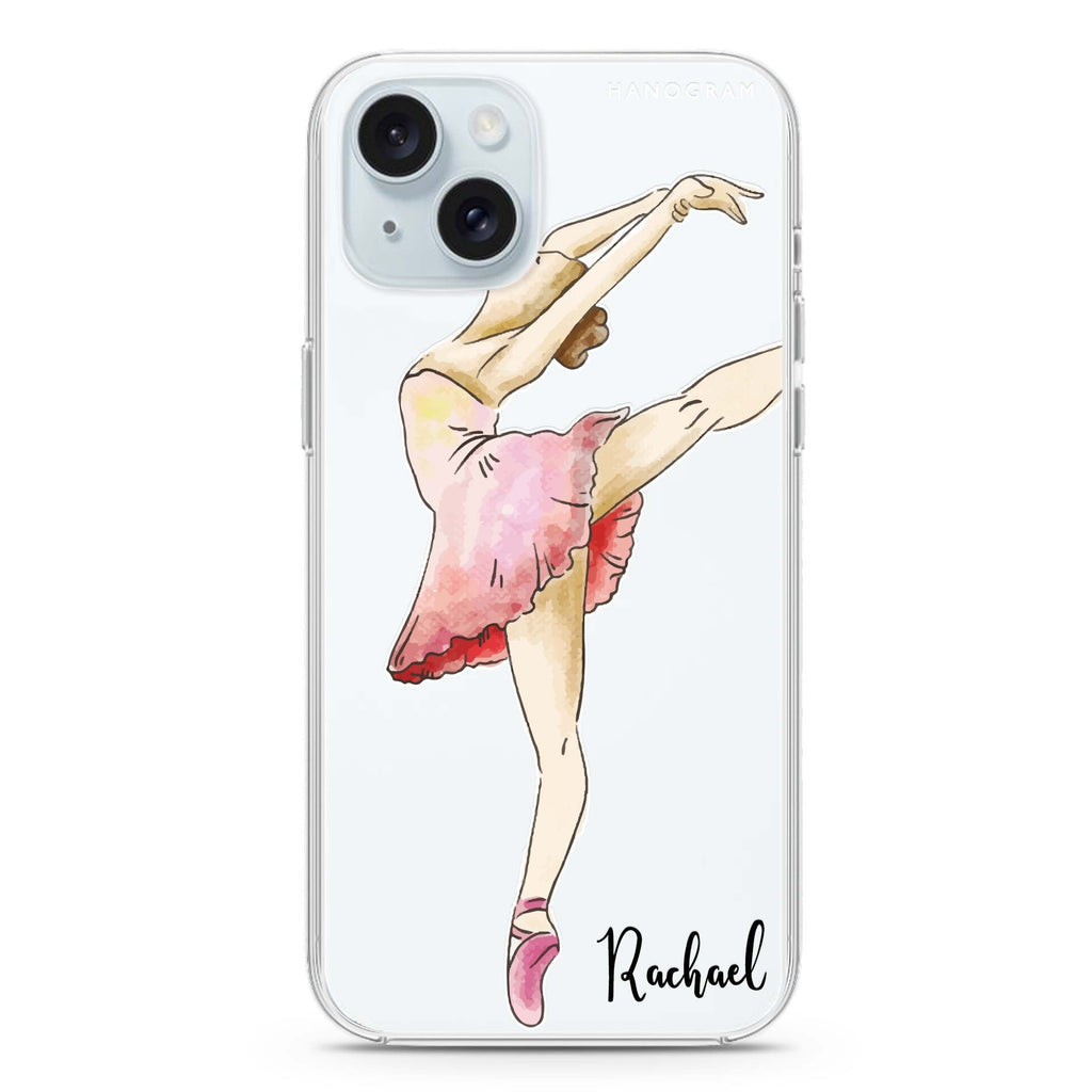 Ballet Girl iPhone 15 plus Ultra Clear Case