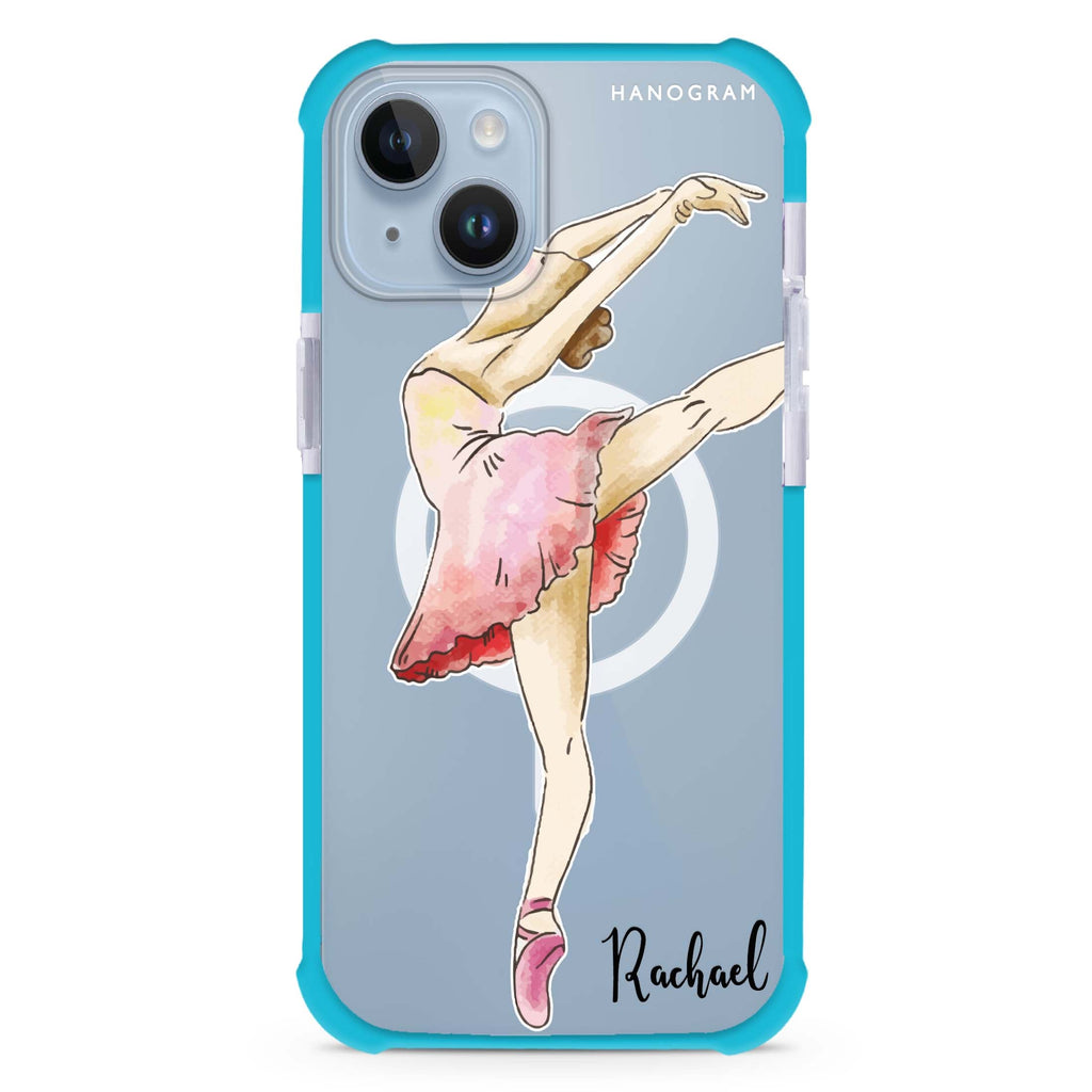 Ballet Girl iPhone 15 Plus MagSafe Compatible Ultra Shockproof Case