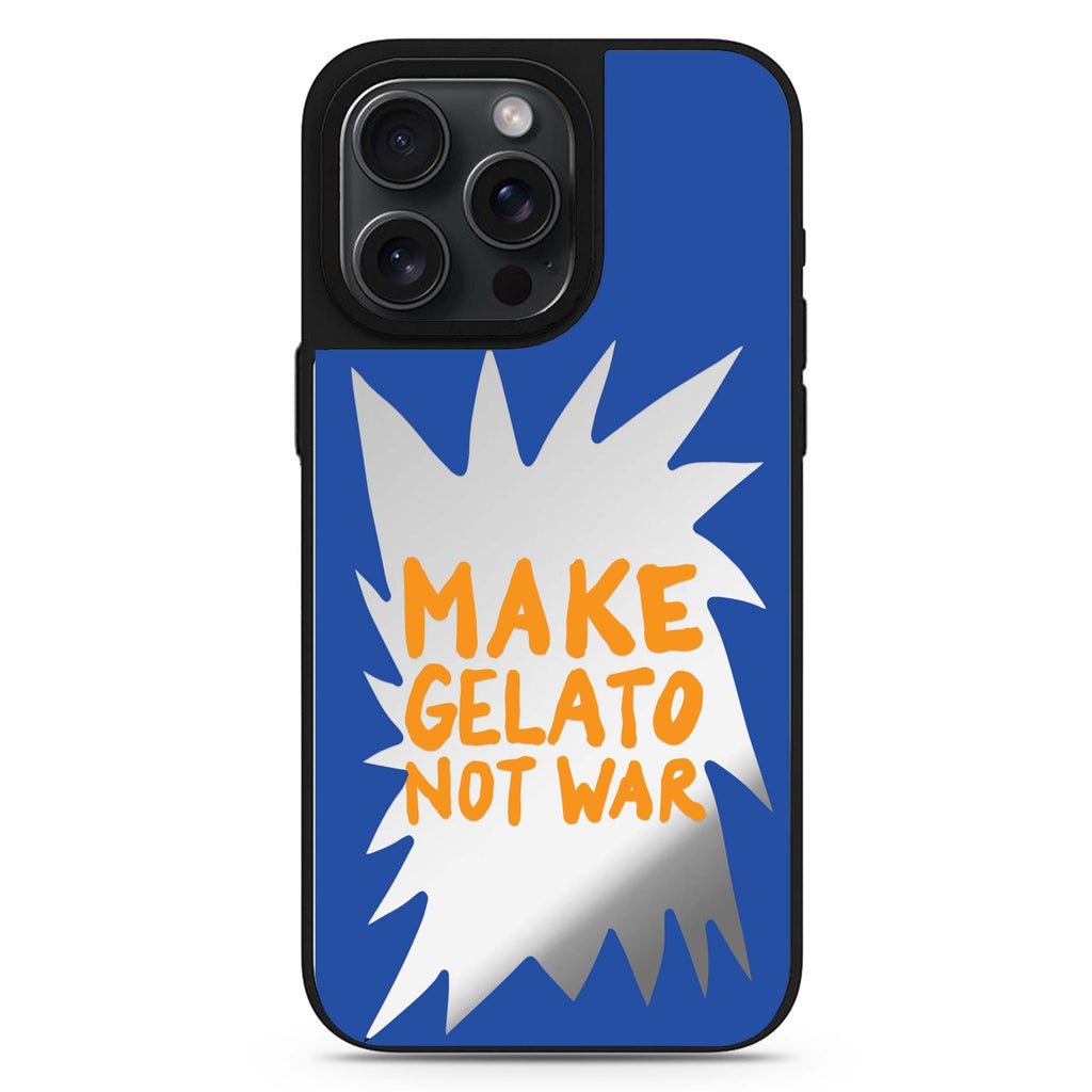 Make Gelato Not War MagSafe compatible mirror case for iPhone 16/15/14 Pro Max and Pro, main view