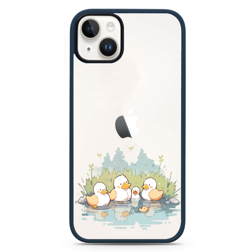 River Duck Delight iPhone 15 Impact Guard Bumper Case