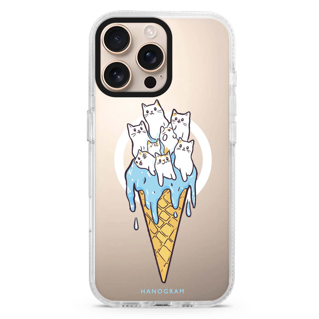 Meow Melt MagSafe Compatible Ultra Clear Case