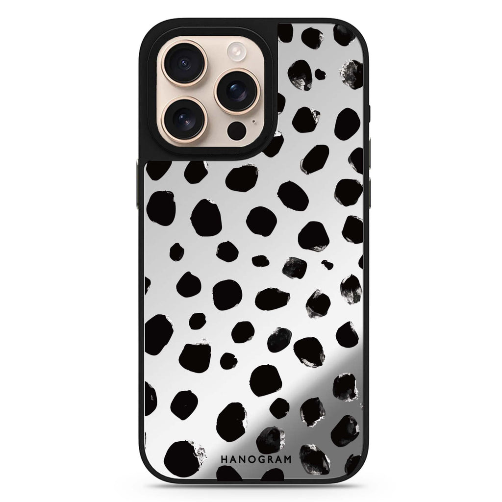 Classic Dalmatian Spots MagSafe compatible mirror case for iPhone 16/15/14 Pro Max and Pro, main view