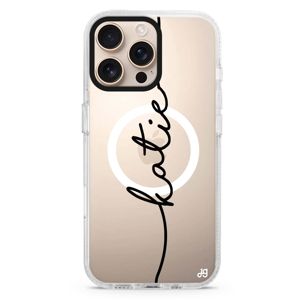 Abstract People MagSafe Compatible iPhone 16 Pro Ultra Clear Case - Personalized and Stylish Protection