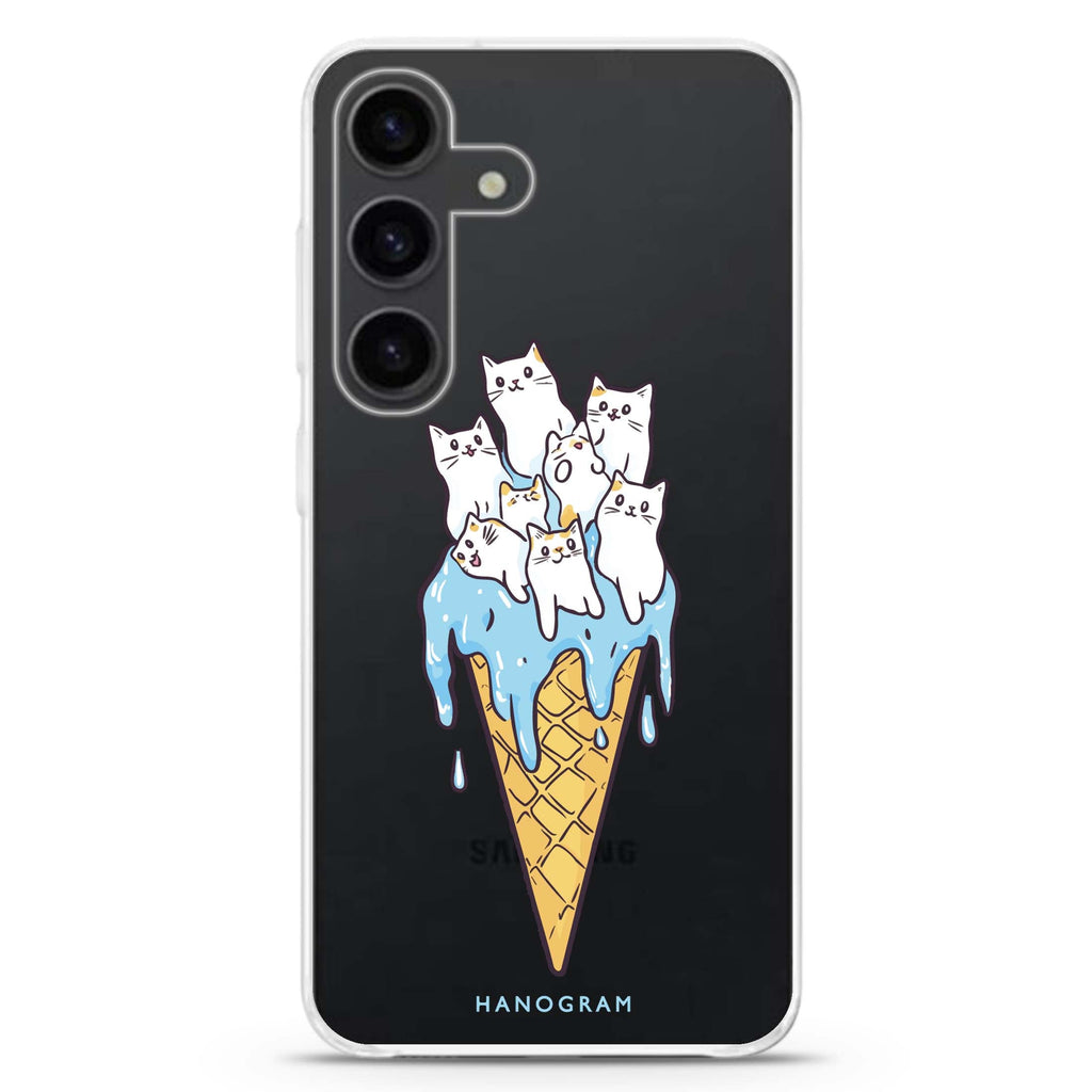 Meow Melt Samsung Galaxy Ultra Clear Case