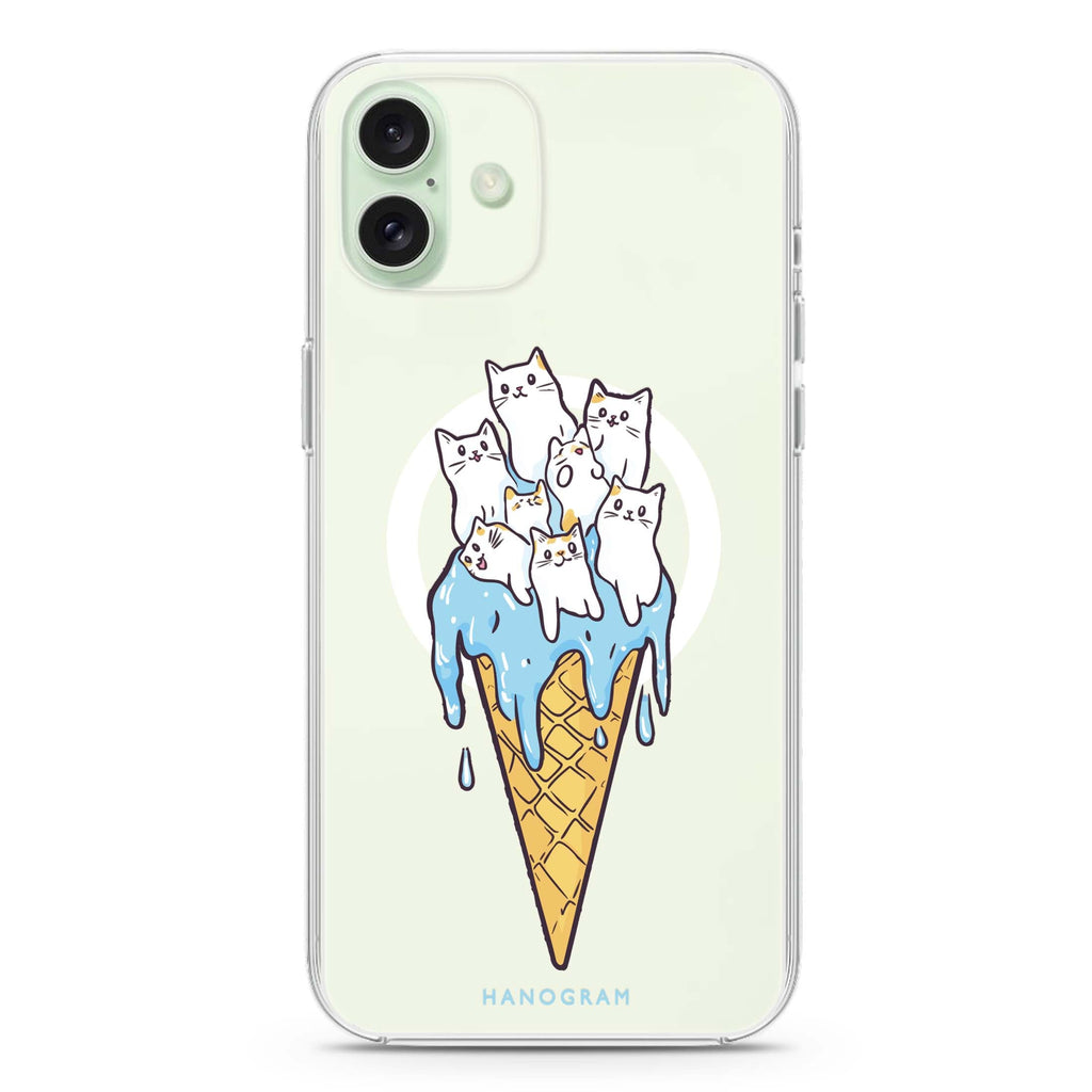 Meow Melt MagSafe Compatible Ultra Clear Case