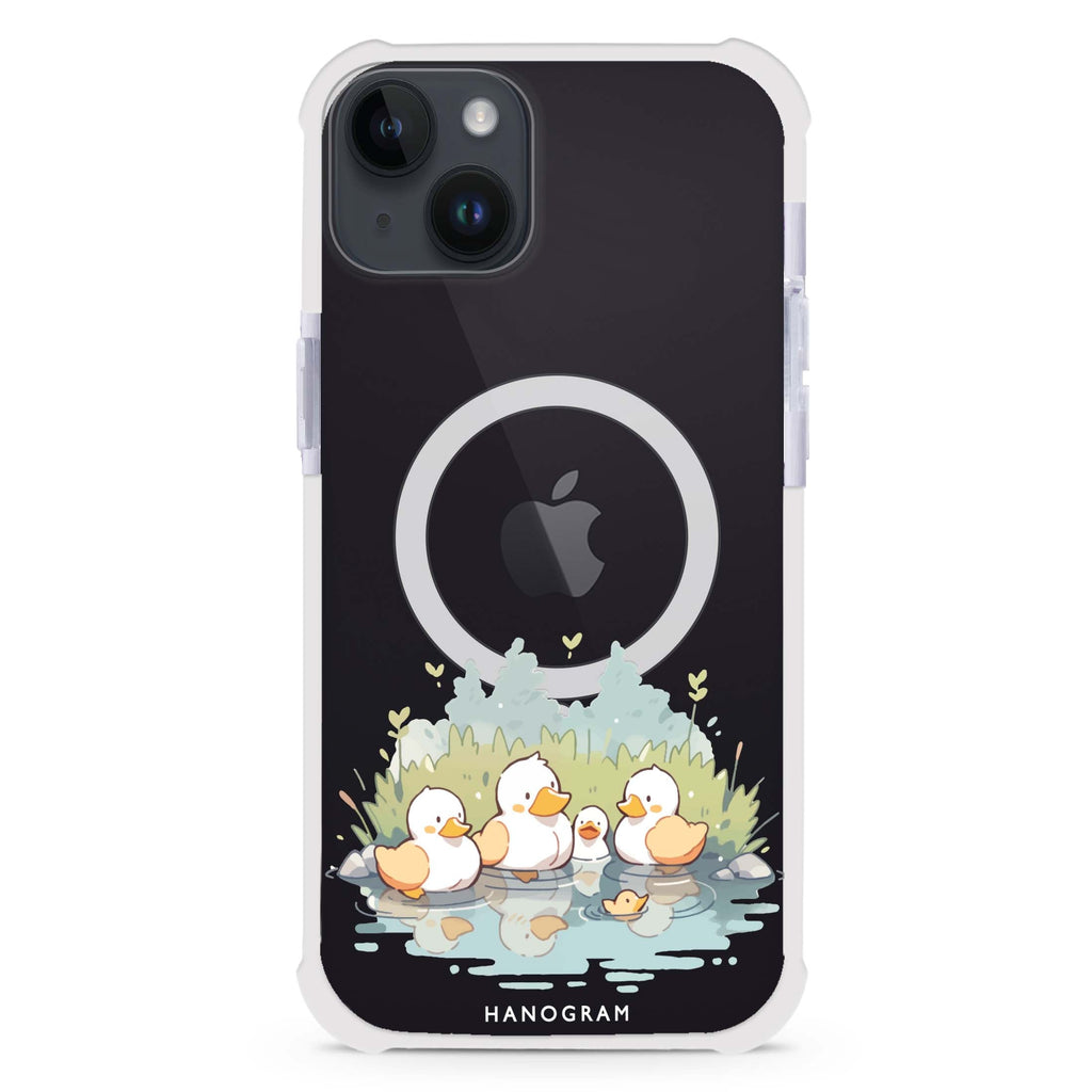 River Duck Delight iPhone 15 Plus MagSafe Compatible Ultra Shockproof Case