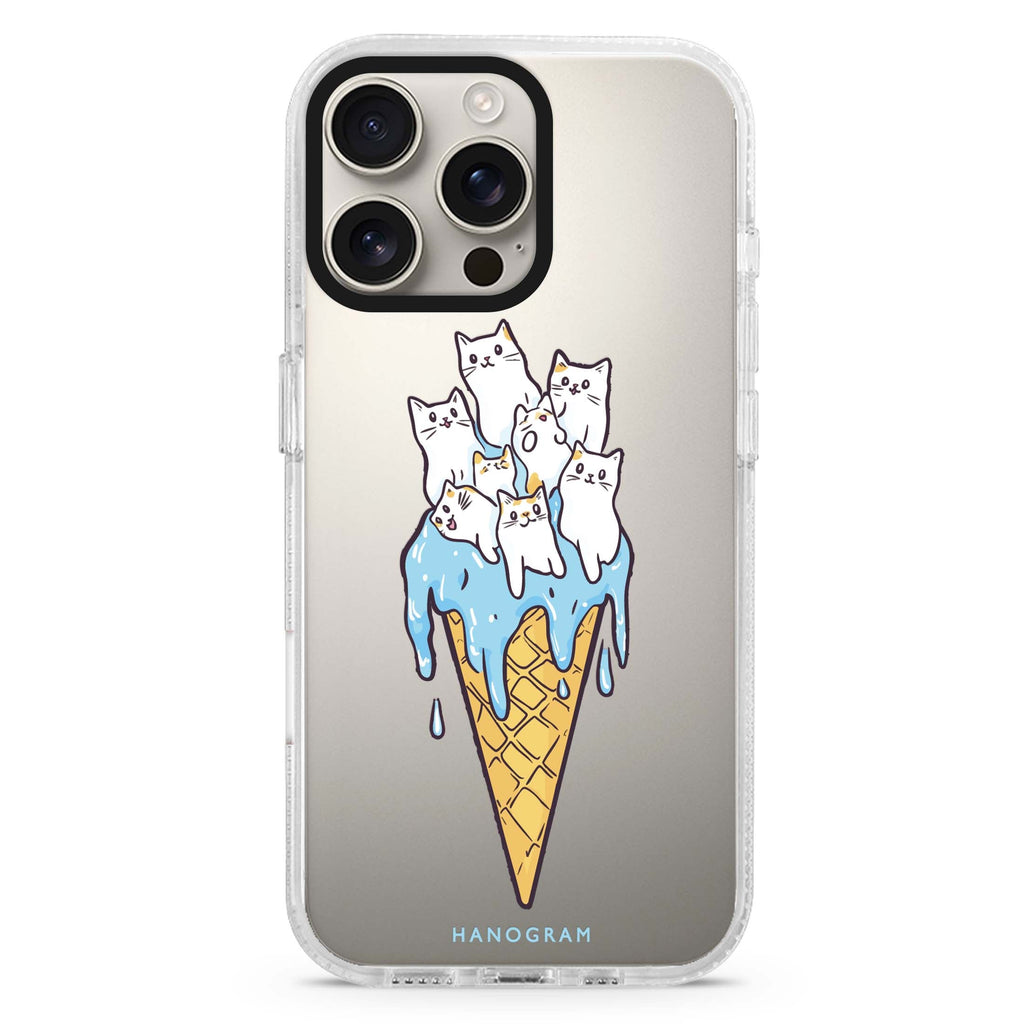 Meow Melt iPhone Ultra Clear Case