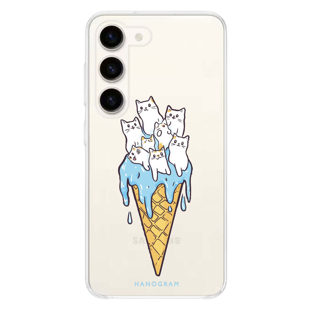 Meow Melt Samsung Galaxy Ultra Clear Case