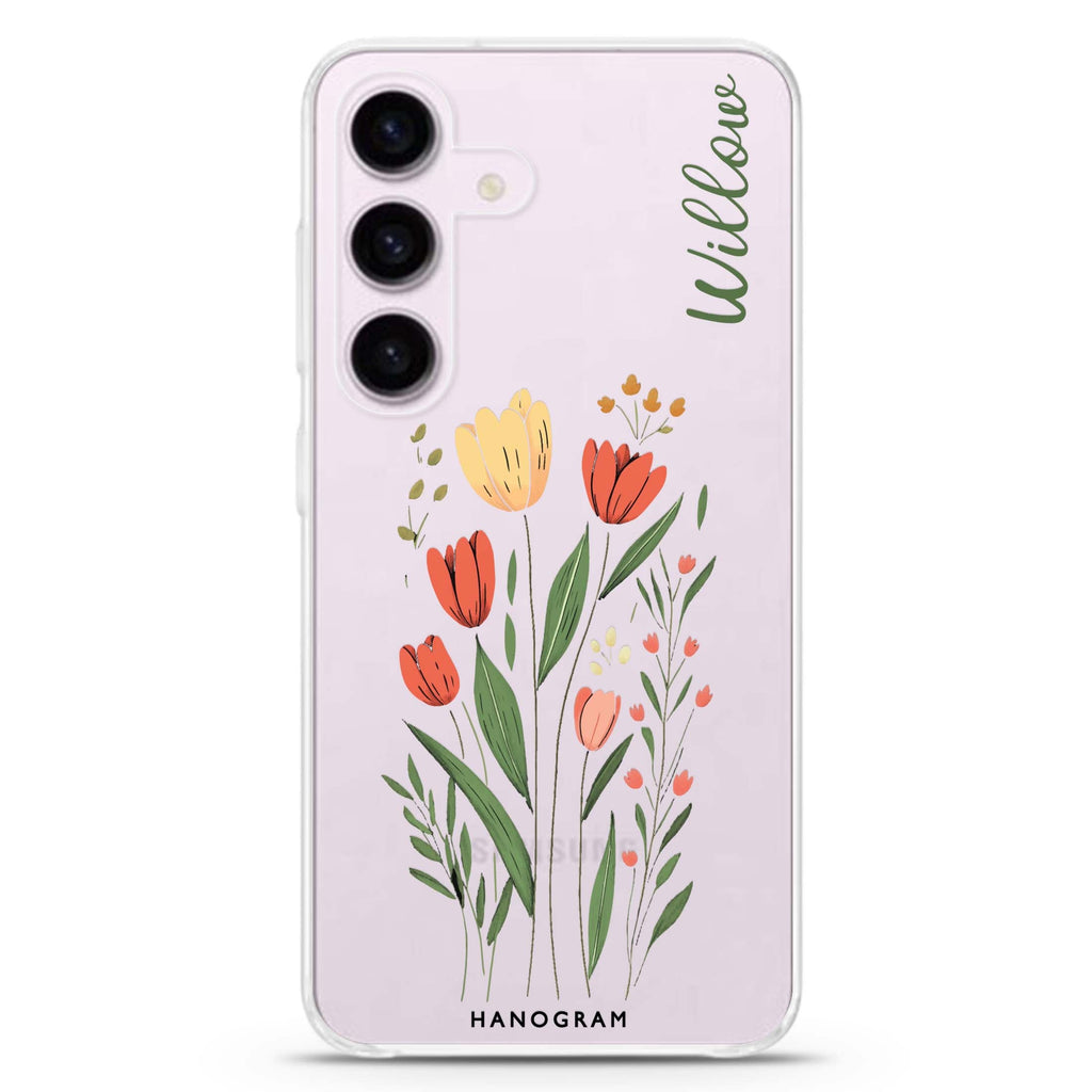 Tulip Cutouts Samsung Galaxy Ultra Clear Case