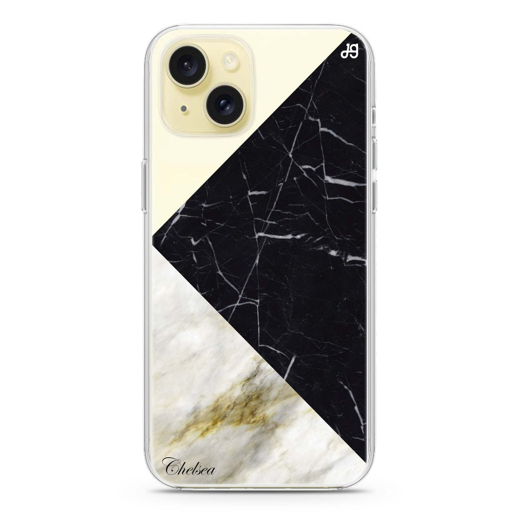 Marble Mix iPhone Ultra Clear Case