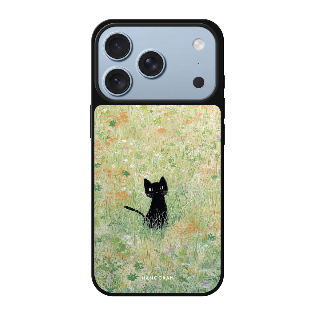 Meadow Cat cat animal floral iPhone 18 Pro Max mirror case