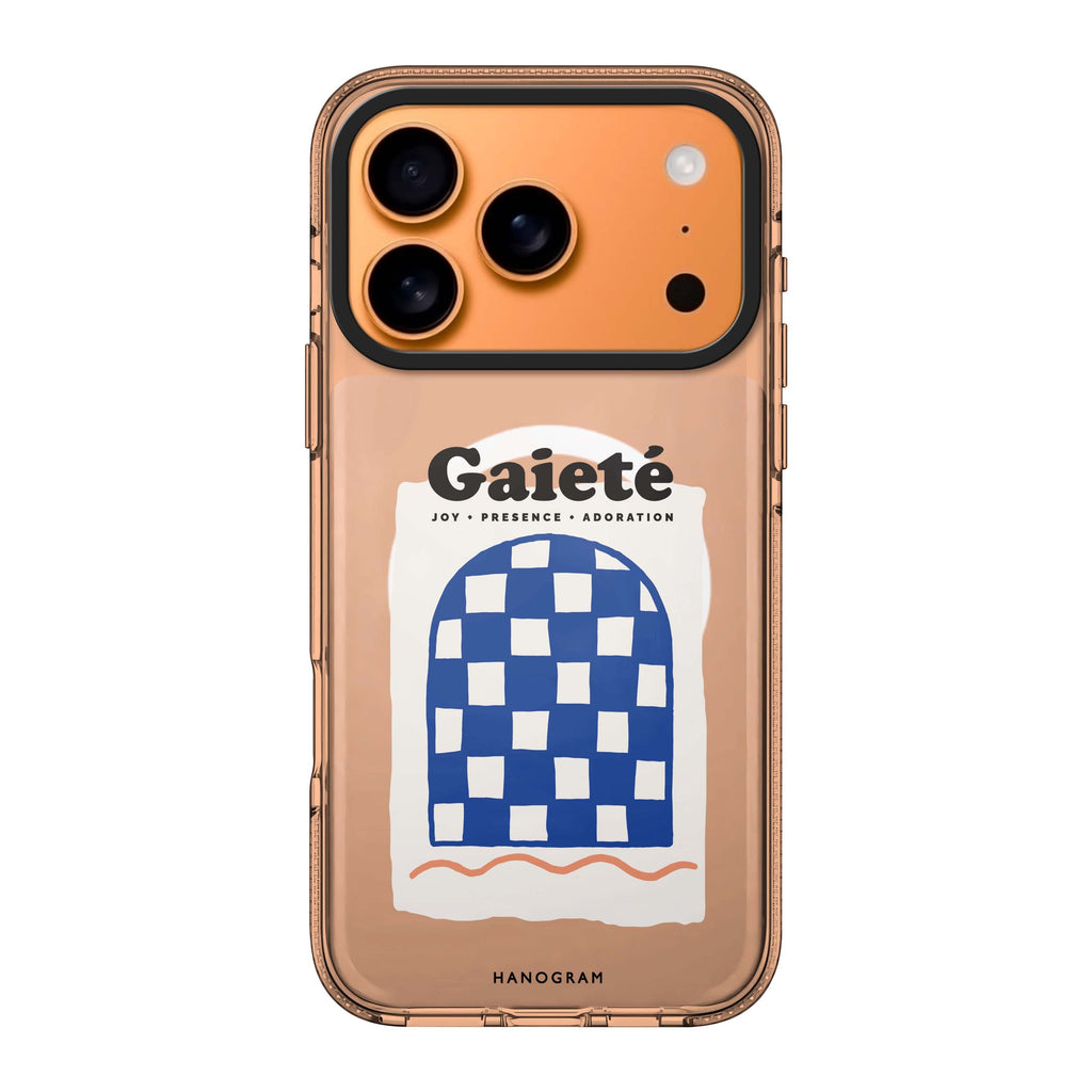 Gaieté graphic iPhone 17 Pro Max ultra clear case