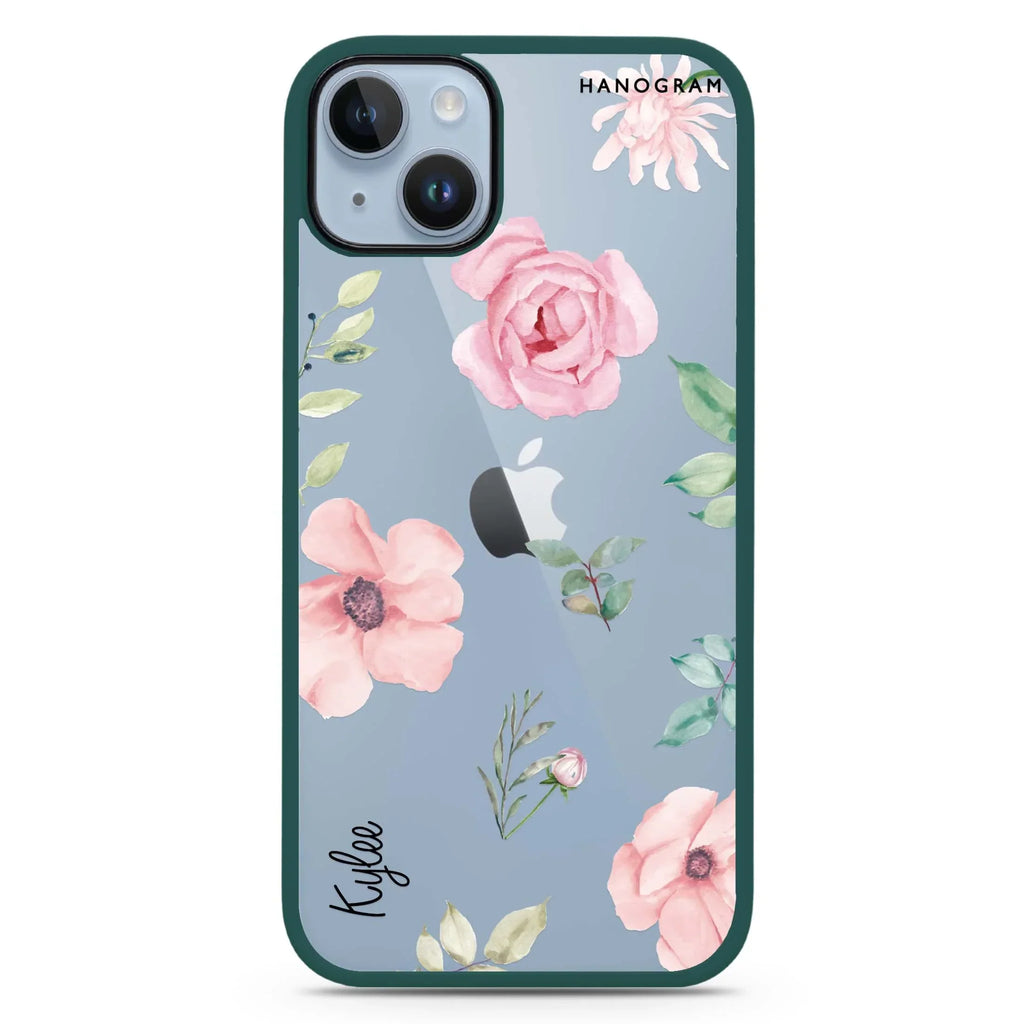 Rose Flower iPhone 15 Plus Impact Guard Bumper Case