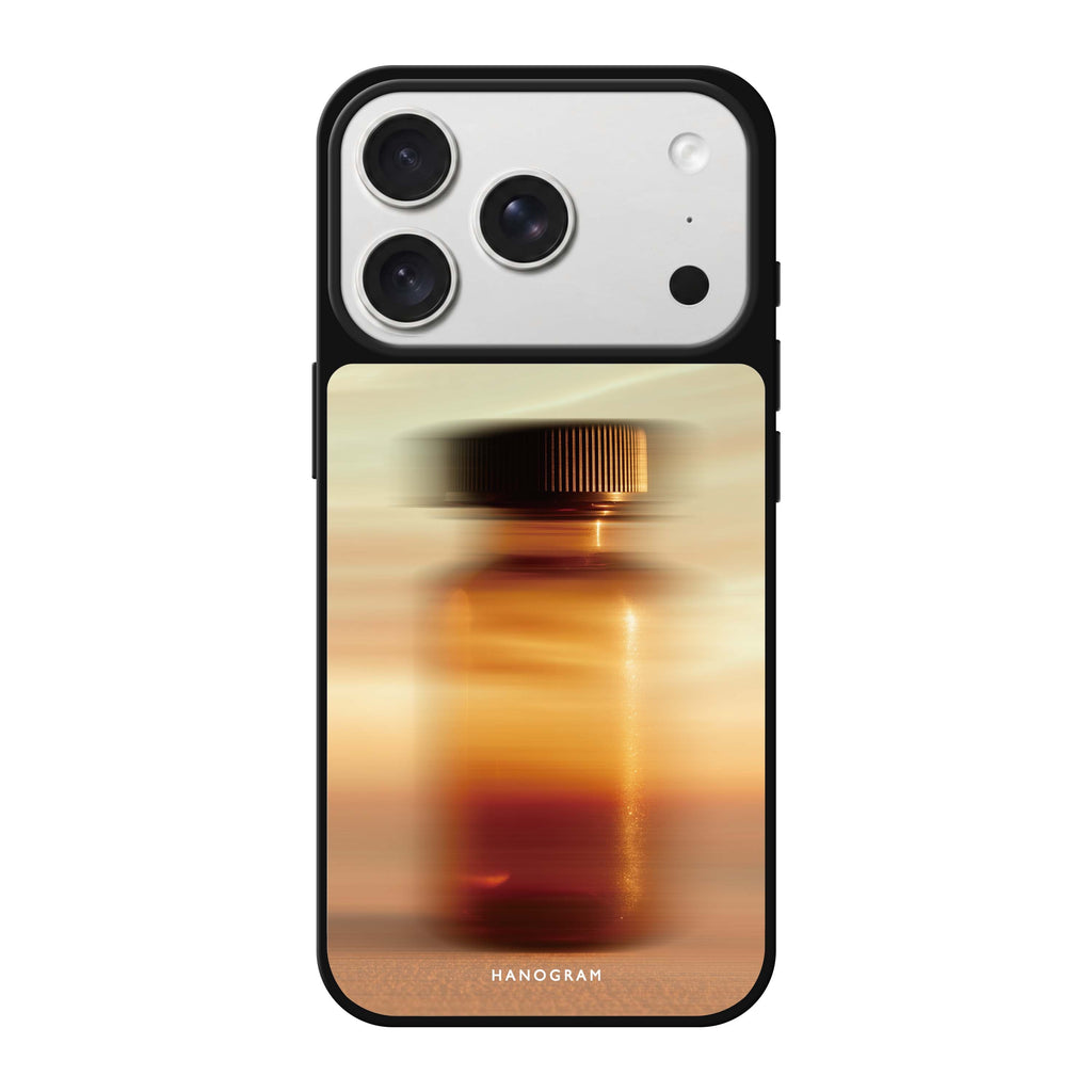 Golden Blur gold abstract iPhone 18 Pro Max mirror case