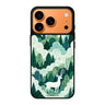 Spiralwood White Stag iPhone 17 Pro Max Mirror Case - design view 1
