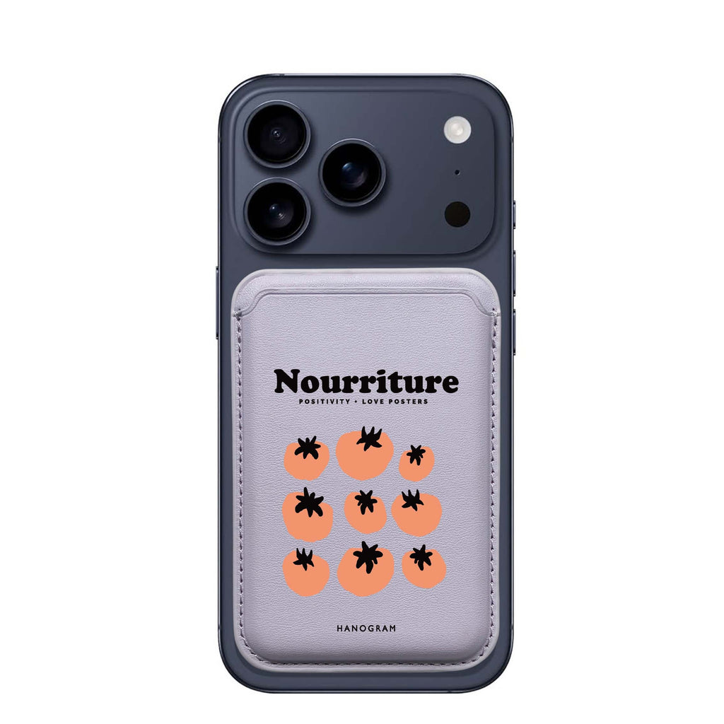 Nourriture MagSafe wallet for iPhone, slim magnetic card holder, main view