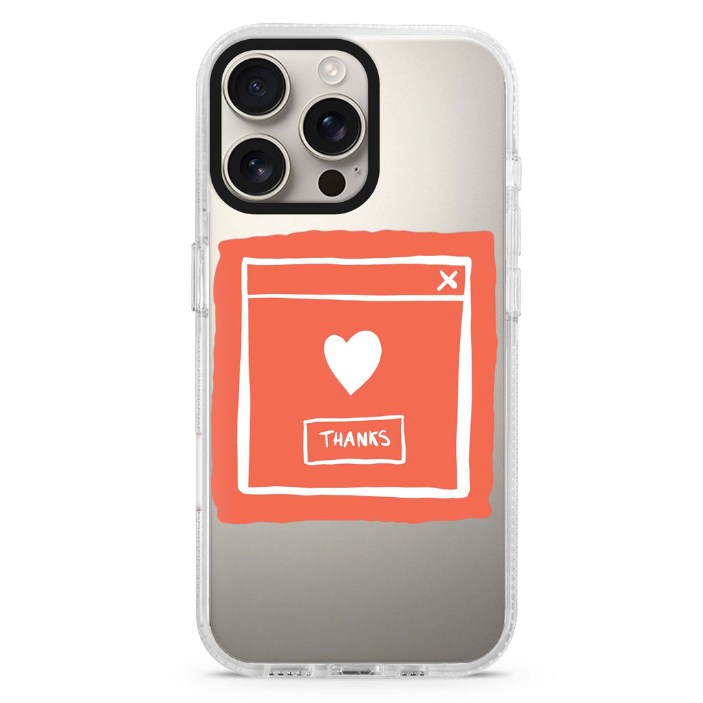 Sweet THANKS iPhone 16 Pro & 16 Pro Max Case - Personalized and Stylish Protection