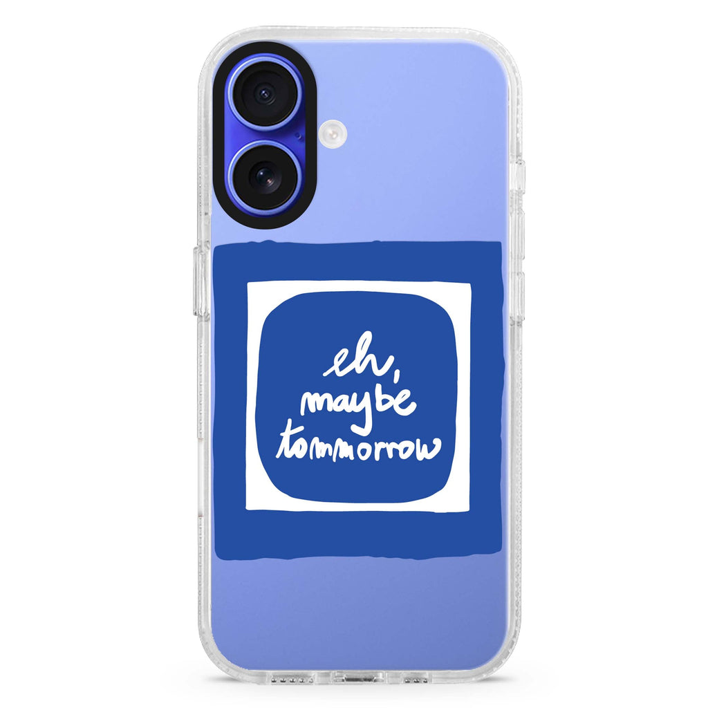 eh, maybe tomorrow MagSafe Compatible iPhone 16 Ultra Clear Case - Personalized and Stylish Protection