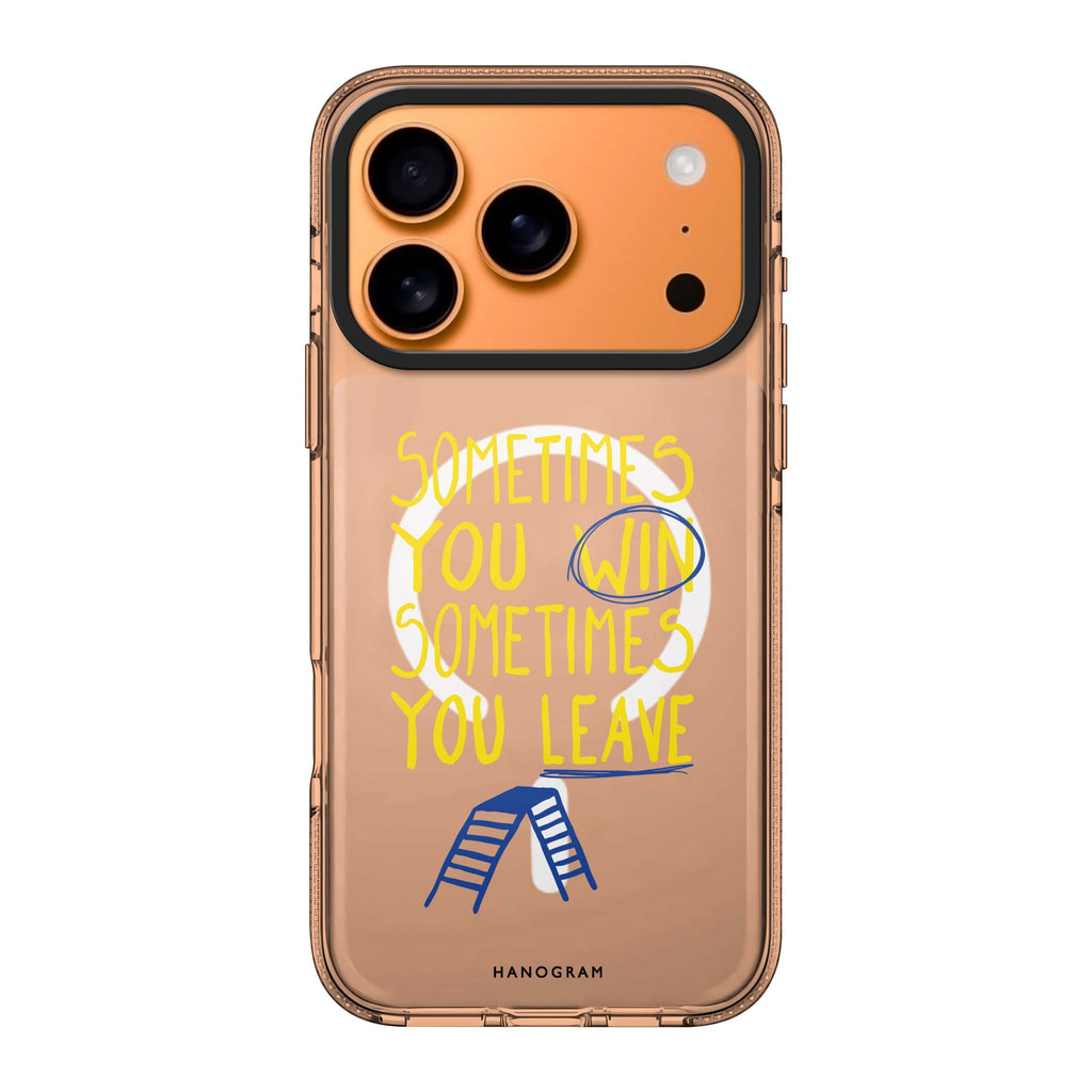 Sometimes graphic iPhone 17 Pro Max ultra clear case